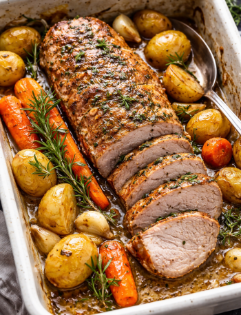 Porsaan sisäfile uunissa