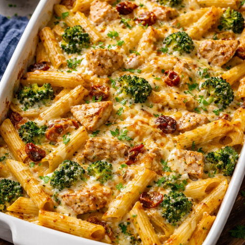 Kanapasta uunissa